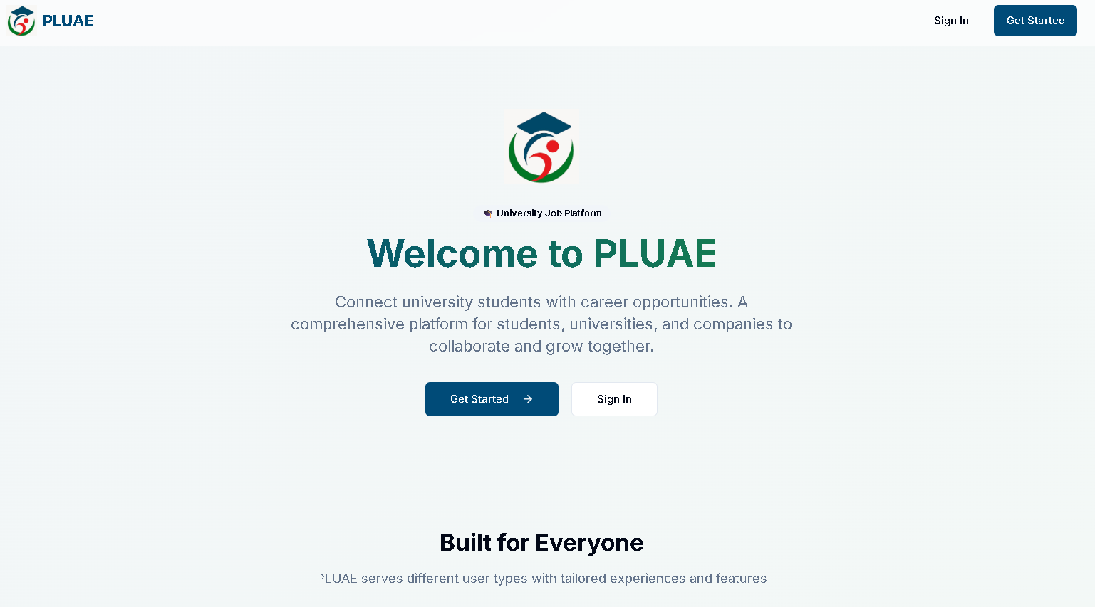 PLUAE - University Job Platform